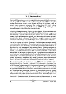 India / Mathematics / K. G. Ramanathan / Tamil people / M. S. Narasimhan / Tata Institute of Fundamental Research / M. S. Raghunathan / Education in Chennai / C. S. Seshadri / Fellows of the Royal Society / Indian people / Number theorists