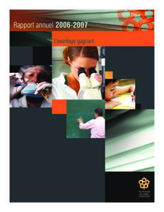 Rapport Rapport annuelannuel[removed]2007 Les Réseaux de centres d’excellence