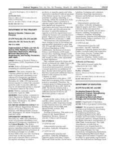 [removed]Federal Register / Vol. 65, No[removed]Tuesday, March 21, [removed]Proposed Rules Issued in Washington, DC on March 15, 2000. Jan Brecht-Clark,