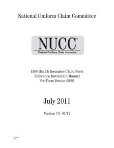 National Uniform Claim Committee  NUCC TM