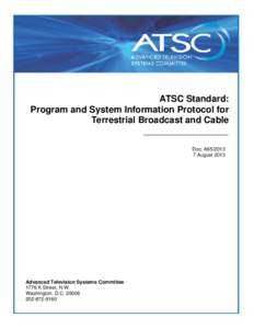 ATSC Working Draft Template