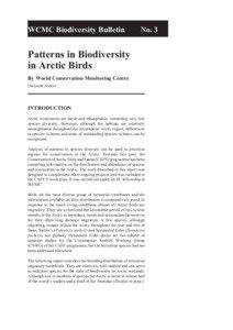WCMC Biodiversity Bulletin  No. 3