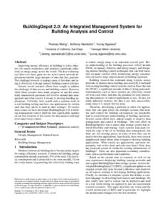 Building engineering / Wireless networking / Wireless sensor network / BACnet / Variable air volume / SCADA / HVAC / Motion detection / Building automation / Technology / Engineering / Sensors