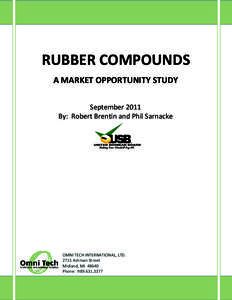 Rubber Compounds - A Market Opportunity Study - September 2011