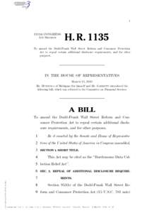 I  113TH CONGRESS 1ST SESSION  H. R. 1135