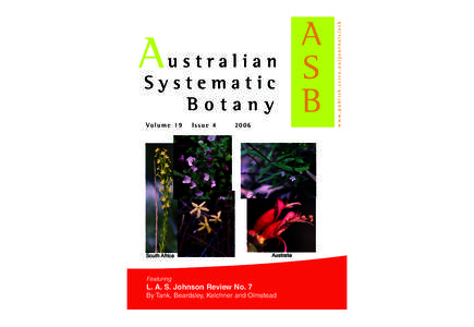 Botany Volume 19 Issue