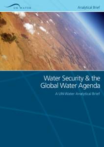 Analytical Brief  Water Security & the Global Water Agenda A UN-Water Analytical Brief