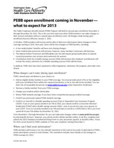 Microsoft Word - PEBB Open Enrollment