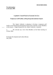 CB[removed])  For information on 28 June[removed]Legislative Council Panel on Economic Services