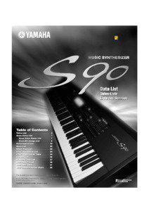 This document is printed on chlorine free (ECF) paper with soy ink. M.D.G., Pro Audio & Digital Musical Instrument Division, Yamaha Corporation © 2002 Yamaha Corporation