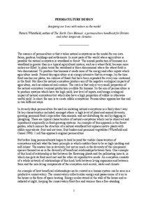 Sustainable agriculture / Forest gardening / Patrick Whitefield / Sustainability / David Holmgren / Robyn Francis / Environment / Agroecology / Permaculture