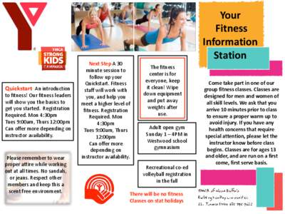 Your   Fitness  Information   Station     