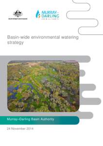 Basin-wide environmental watering strategy