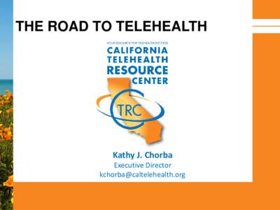 THE ROAD TO TELEHEALTH  Kathy J. Chorba Executive Director [removed]