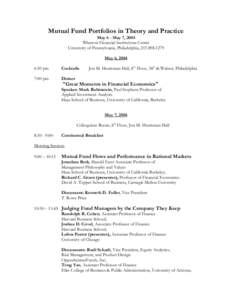 Microsoft Word - Mutual Funds Conference Agenda.doc