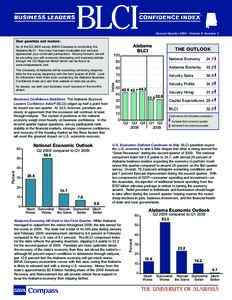 Second Quarter 2009 • Volume 8, Number 2  Dear panelists and readers: The University of Alabama will be assuming continuing responsibility for the survey beginning with the third quarter of[removed]Look for information f