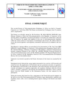 Microsoft Word - Final communique-En.doc