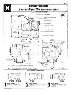 Hayward SP0710 Vari-Flo™ Multiport Valve