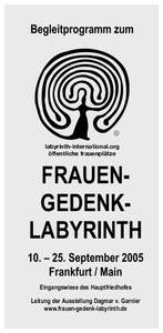 Begleitprogramm zum  © labyrinth-international.org öffentliche frauenplätze