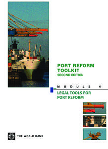 Module 4:Legal Tools for Port Reform