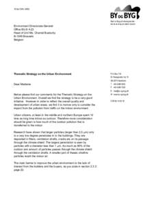 18 Apr 2004, LMS/L  Environment Directorate-General Office BU[removed]Head of Unit Ms. Chantal Buetschy B-1049 Brussels