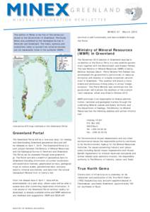 Geology / Earth / Greenland minerals and energy / Kvanefjeld / Ore / Pentlandite / Geological Survey of Denmark and Greenland / Mineral exploration / Maamorilik / Economic geology / Geology of Greenland / Mining