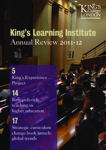 King’s Learning Institute Annual Review[removed]King’s Experience