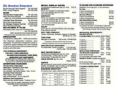 2008 Rate Card