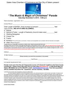 Christmas 2014 Parade entry form-updated