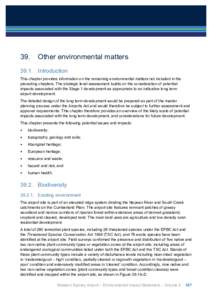 Western Sydney Airport – Environmental Impact Statement – Volume 3