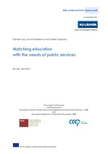 European Centre of Enterprises with Public Participation and of Enterprises of General Economic Interest / Public services / Lifelong learning / Vocational education / Personalized learning / WACOM / Education / Public administration / Teacher education