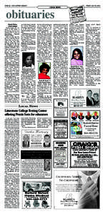 obituaries  PAGE 8A – THE GAFFNEY LEDGER Mandy Parker, 89, formerly of Hill Street in Blacksburg, passed away