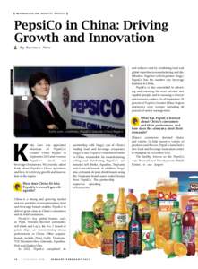 【 Newsmakers and Industry Experts 】  PepsiCo in China: Driving Growth and Innovation By Business Now