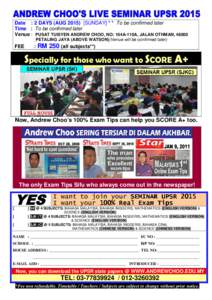 Education / Education in Malaysia / Standardized tests / Primary School Evaluation Test