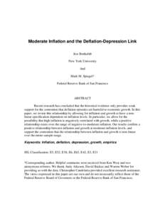 This paper is a note on the note by Atkeson and Kehoe (2004), “Deflation and Depression: Is There an Empirical Link