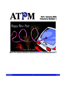 Cover  ATPM[removed]January 2002 Volume 8, Number 1