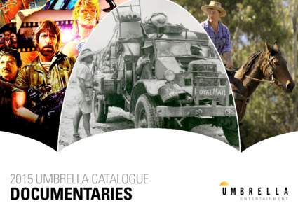 2015 UMBRELLA CATALOGUE  DOCUMENTARIES UMBRELLA DOCUMENTARIES DVD