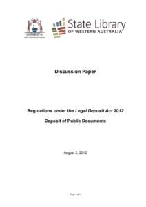 Microsoft Word - Discussion paper - Public documents August 2012 v.02.doc