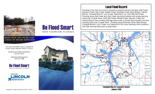 Be Flood Smart - Know Floodplains in Lincoln