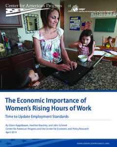 Labor force / Sociology / Sick leave / Current Population Survey / Working time / Unemployment / Heather Boushey / Fair Labor Standards Act / Feminization of poverty / Labor / Human resource management / Economics