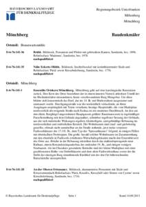 Regierungsbezirk Unterfranken Miltenberg Mönchberg