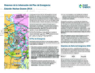 Resumen de la Información del Plan de Emergencia Estación Nuclear Oconee 2014 PICKENS COUNTY  ck