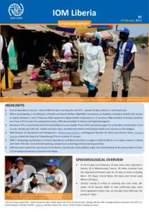 IOM Liberia’s Ebola Response External Situation Report #2