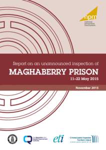 Report on an unannounced inspection of  MAGHABERRY PRISON 11–22 May 2015 November 2015