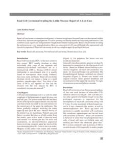 Anatomical pathology / Basal-cell carcinoma / Histopathology / Skin cancer / Squamous-cell carcinoma / Nevoid basal cell carcinoma syndrome / Rodent ulcer / Nodular basal cell carcinoma / Pigmented basal cell carcinoma / Medicine / Oncology / Carcinoma