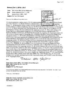 Page 1 of 2  Benson,Cheri L (BPA) - DK -7 From: Ben Johnson [[removed] ] Sent: