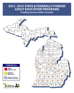 [removed]State & Federally Funded Adult Education Programs Funding Sources within Counties Keweenaw