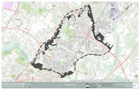 North Laurel-Savage Sustainable Community Sources: Esri, DeLorme, NAVTEQ, TomTom, Intermap, increment P Corp., GEBCO, USGS, FAO, NPS, NRCAN, GeoBase, IGN, Kadaster NL, Ordnance Survey, Esri Japan, METI, Esri China (Hong 