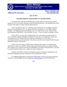 Aftermath of the Vietnam War / Joint POW/MIA Accounting Command / Oahu / Defense Prisoner of War/Missing Personnel Office / War / Missing in action / POW/MIA flag / National Memorial Cemetery of the Pacific / Mortuary Affairs / Military personnel / Military / United States national cemeteries