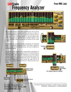 Technology / Electronics / Measuring instruments / Acoustics / Frequency / Bandwidth / Signal processing / Electronic test equipment / Physics